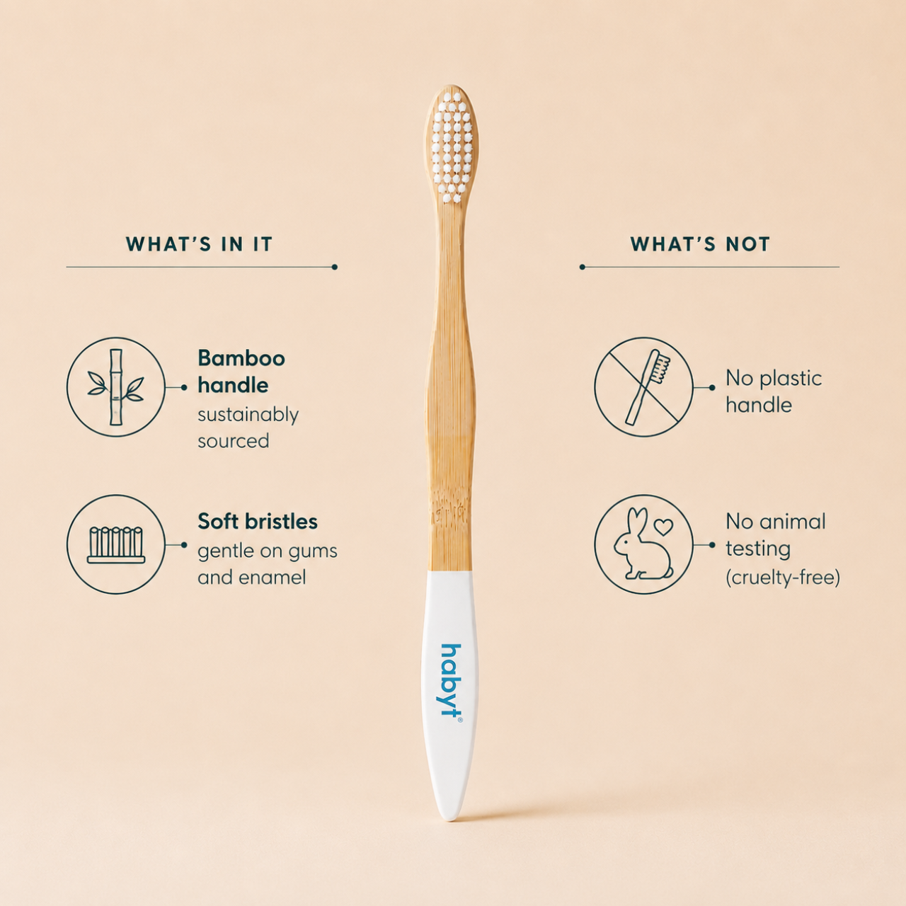 Bamboo Toothbrush - Soft Bristle