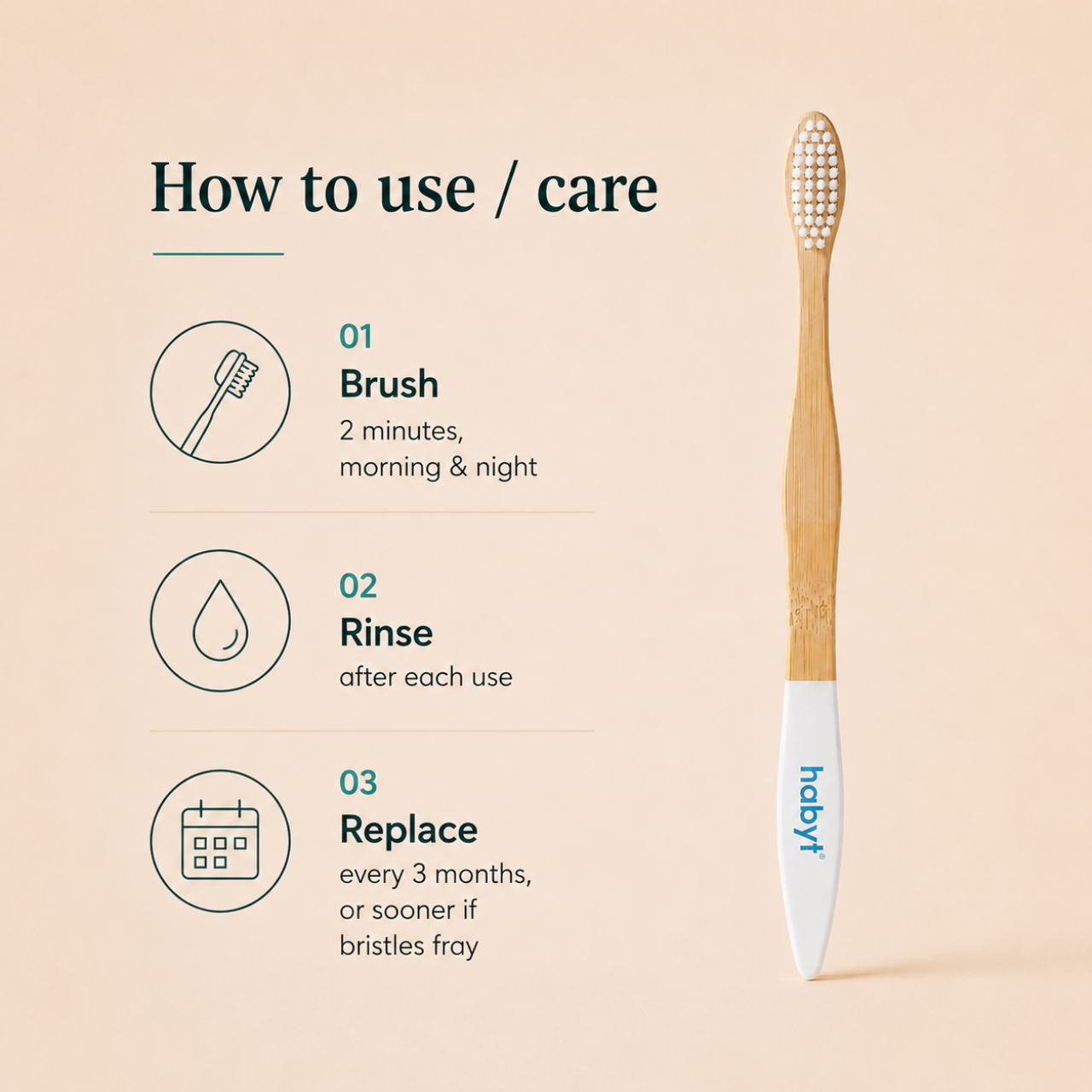 Bamboo Toothbrush - Soft Bristle