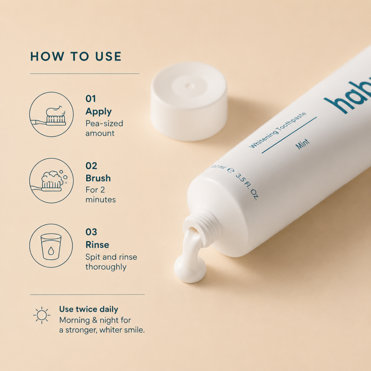 Whitening Fluoride Toothpaste